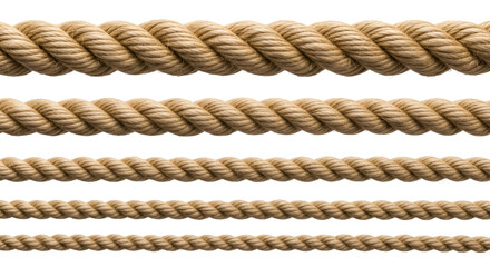 Thick Natural Fiber Rope Sections cord twine