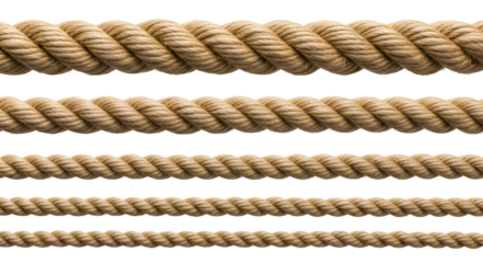 Thick Natural Fiber Rope Sections cord twine
