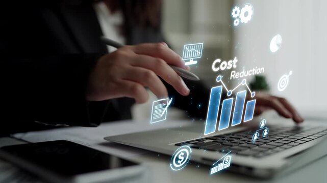 Cost reduction and cost saving through digital transformation, business cost optimization, operational cost reduction, financial savings, and resource efficiency strategies for business success. Muxer