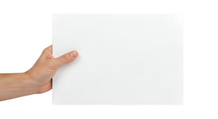 Hand Holding Blank White Paper Sheet 1e4f26963ad7631a17f43faaee64e2eedr