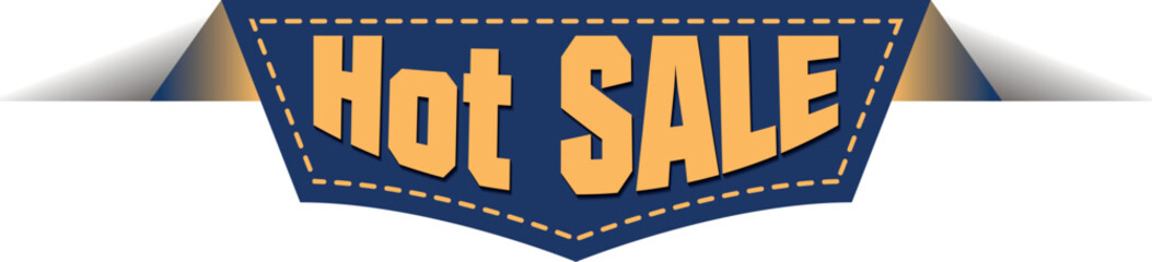 Hot Sale Vector Illustration. Modern Flat Design Discount Banner. Big Sale Vector Poster. Shopping Promotion Graphic Template. Hot Sale Abstract Vector Background – Marketing and Advertising Concept