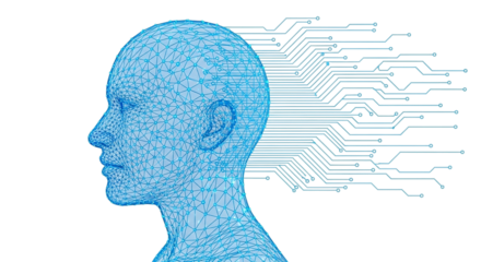 Artificial Intelligence Human AI Digital Mind Body Future Tech Cyberpunk Neural Network Machine Learning Robotics