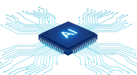 AI Chip Technology Artificial Intelligence Machine Learning Neural Networks Computer Science Processor and Innovation