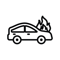 Fire Crash Icon