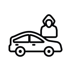 Car Theft Icon