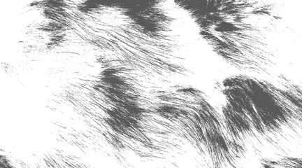 Abstract monochrome image of flowing lines and textured brushstrokes