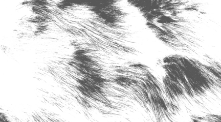 Abstract monochrome image of flowing lines and textured brushstrokes