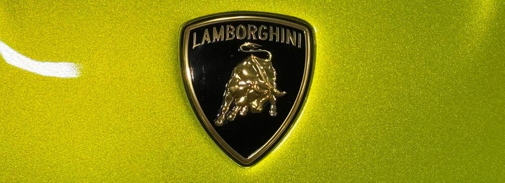 lamborghini logo banni&egrave;re