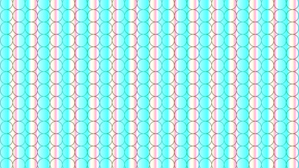 Vibrant geometric pattern of overlapping circles in pastel gradients, a modern, clean, and playful design perfect for backgrounds and textures