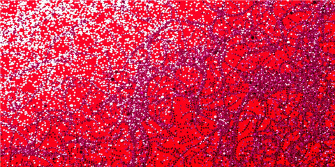 Vibrant red fabric pattern closeup, resembling a soft carpet texture
