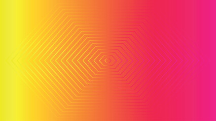 Gradient Hexagon Line Pattern Background, Futuristic Geometric Abstract Design