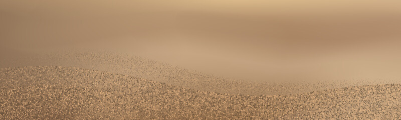 Radiant golden horizons with contrasting waves of shifting dunes.

