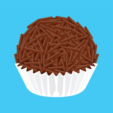 Brigadeiro - Brazilian candy of chocolate