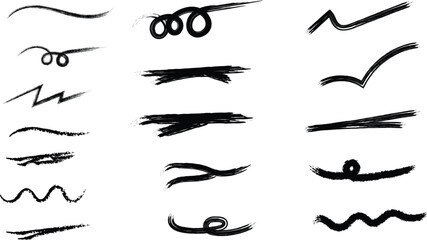 vector set of eyes
