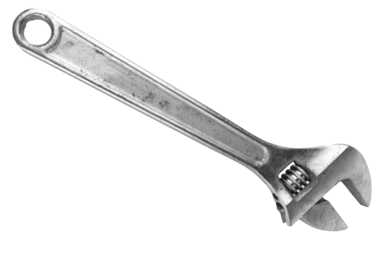wrench isolated on white background