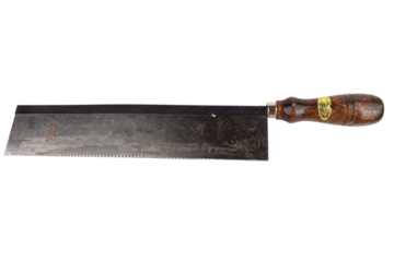 saw tool isolated on white background