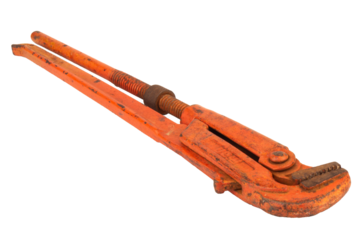 Steel pliers tool isolated on white background