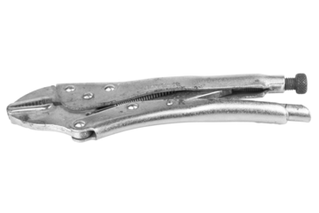 Steel pliers tool isolated on white background