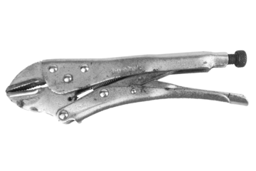 Steel pliers tool isolated on white background