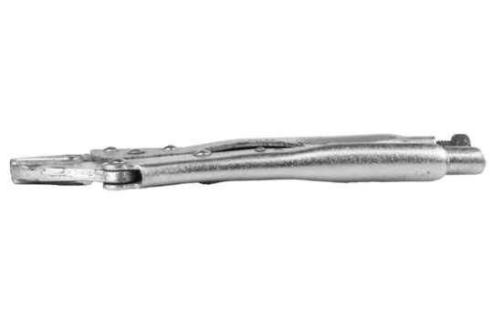 Steel pliers tool isolated on white background