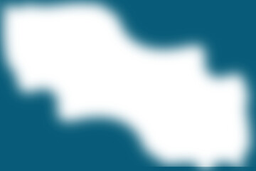 Teal abstract background with a flowing white blurred shape, ideal for creative projects and text