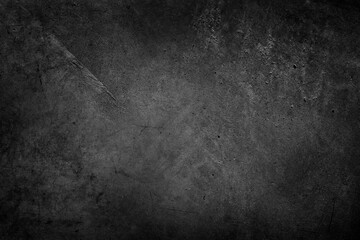 Dark grey textured concrete wall background