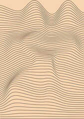 abstract  wavy  lines 