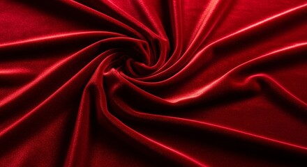 Obraz premium Luxurious Red Velvet Fabric Christmas Background