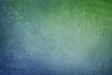 Obraz premium Blue green concrete wall background