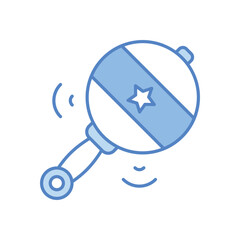Baby Rattle vector icon