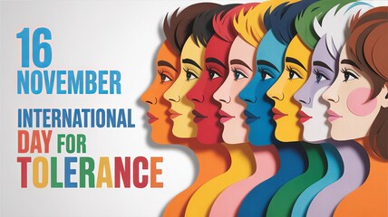 International Tolerance Day, Symbolic image promoting awareness, kindness, and acceptance worldwide.