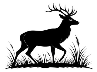 deer silhouette vector