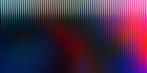 Abstract background with vertical ribbed texture and vibrant gradient of blue, purple, and pink colors, creating a modern and dynamic visual effect