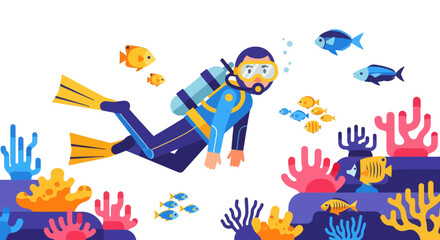 Underwater Exploration: A Diver's Journey Through the Colorful Coral Reefs