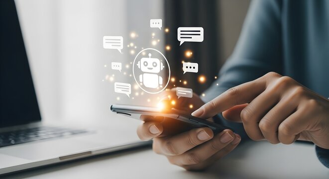 Abstract glowing blue financial graph with rising bars and a success arrow on a dark background, representing growth and profit