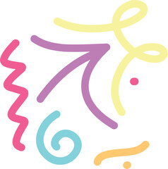 Set of fun colorful line doodle seamless pattern. Creative minimalist style art background collection for children or trendy design with basic shapes. Simple childish scribble backdrop bundle.Fun colo