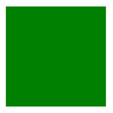 Green square rectangle shape png