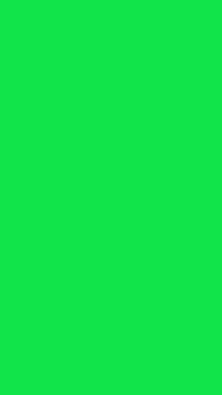 Unwrapping gift for saint Valentine's Day revealing a green screen - Stop Motion Animation - Red bow on pink wrapping paper