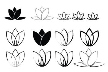 Flower vector element design ,vector file
