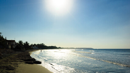 Amazing view of coastal area in Cyprus. Perivolia Beach.
