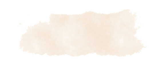 Abstract watercolor paint shape.