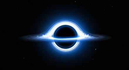 Radiant Black Hole in Deep Space