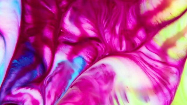 The abstract was texture made with a mixture of colorful paints. element for your motion graphics and other visual elements background.