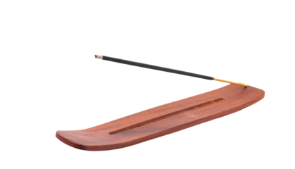 Traditional Slotted Wooden Instrument With Bow String, Handcrafted Decorative Item