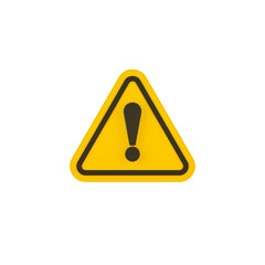Yellow Warning Sign