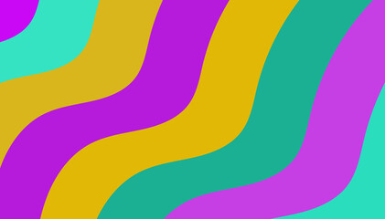 Bold Wavy Line Pattern: Striking Colors Abstract Background for Creative and Modern Designs