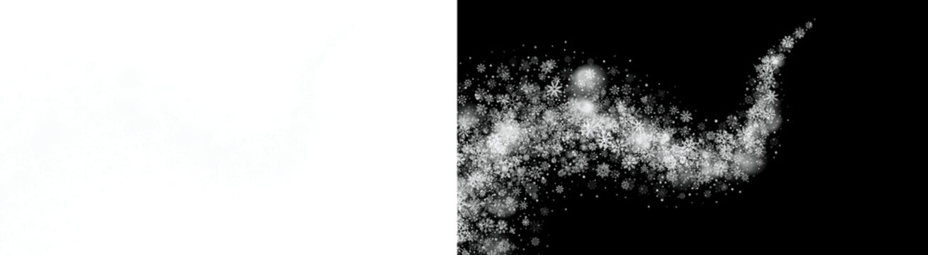 Png image of  snowflakes falling glitter winter background christmas snow effect decoration holiday season festive snowfall design on transparent background