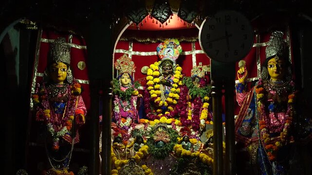 Madan Mohan Temple Vrindavan Entrance Decorated with Flowers