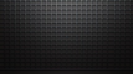 Black grid tile texture modern surface generative ai
