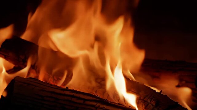 Fire flame loop with smooth motion. 3D render. Continuous realistic fire flame flickering on transparent alpha.  Fire Transitions stock motion graphics video have unique fiery transitions